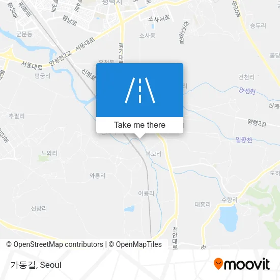 가동길 map