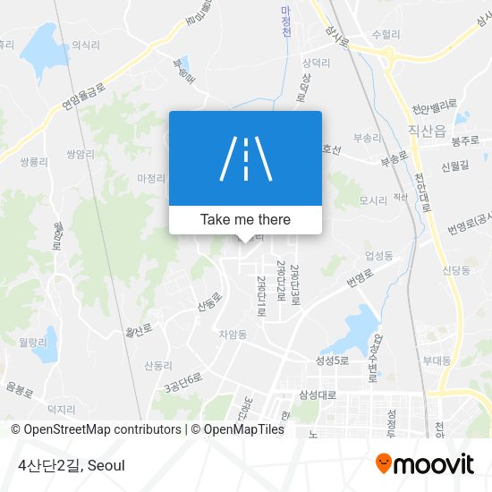 4산단2길 map