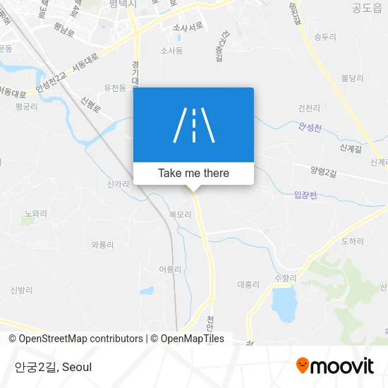 안궁2길 map