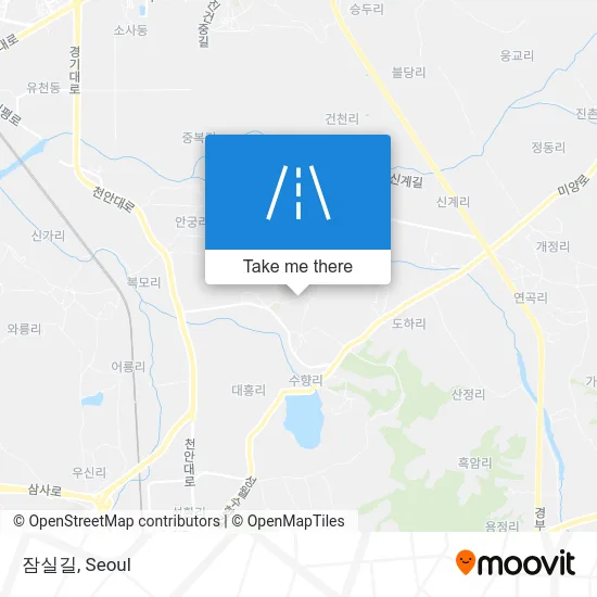 잠실길 map
