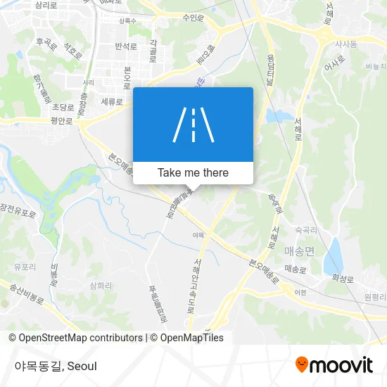 야목동길 map