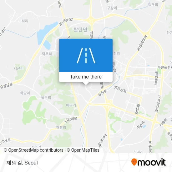 제암길 map