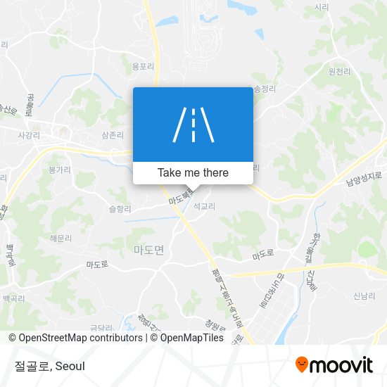 절골로 map