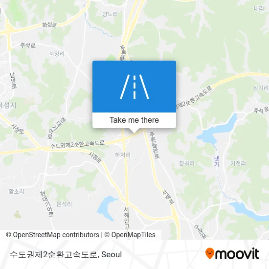 수도권제2순환고속도로 map