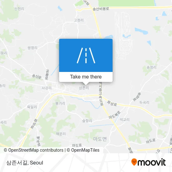 삼존서길 map