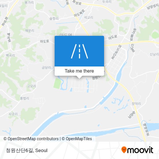 청원산단6길 map