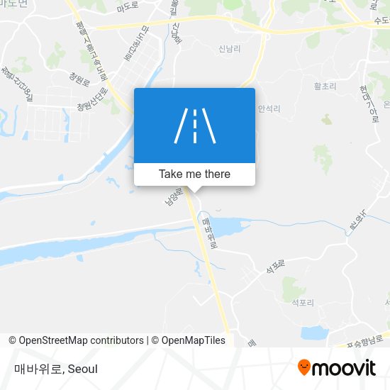 매바위로 map