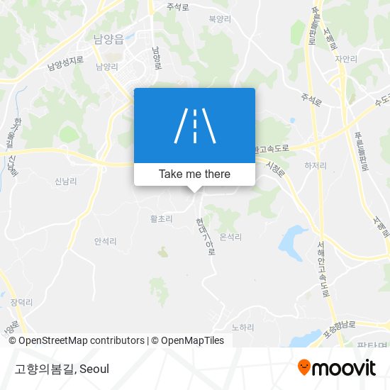 고향의봄길 map