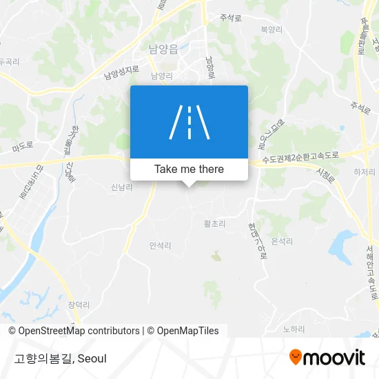 고향의봄길 map