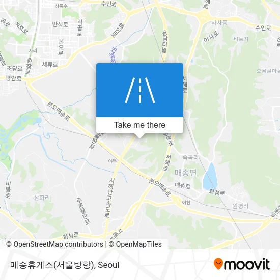 매송휴게소(서울방향) map