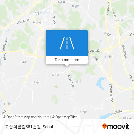 고향의봄길381번길 map