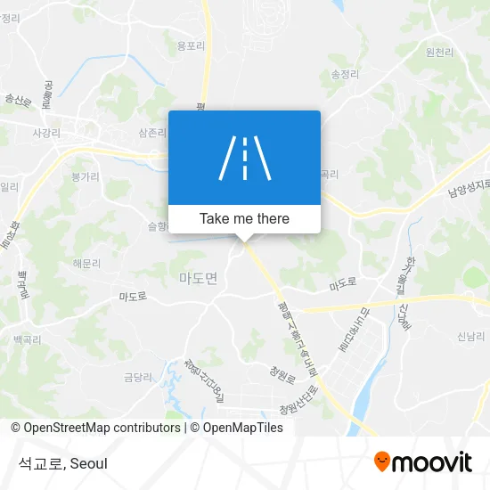 석교로 map