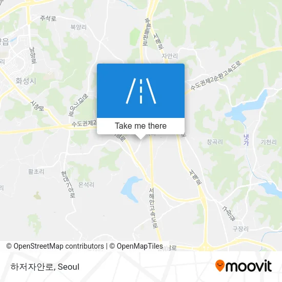하저자안로 map