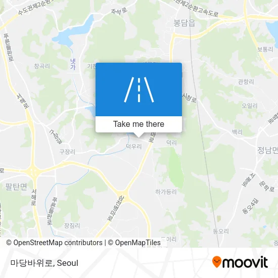 마당바위로 map