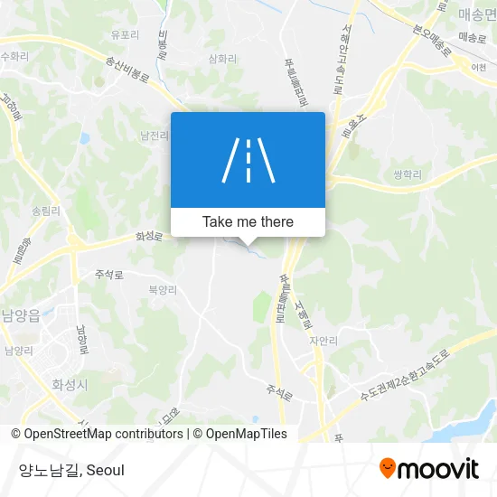 양노남길 map