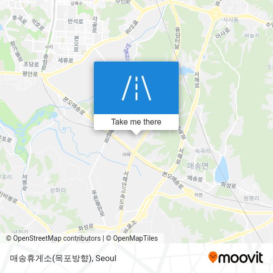 매송휴게소(목포방향) map