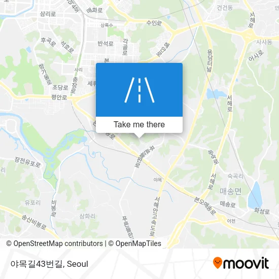 야목길43번길 map