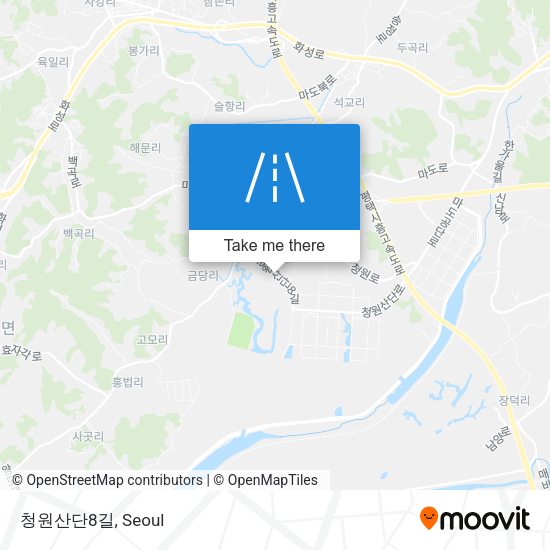 청원산단8길 map