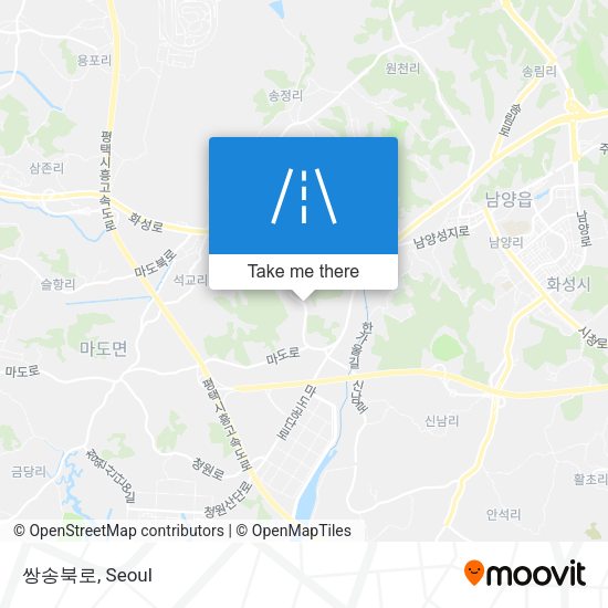쌍송북로 map