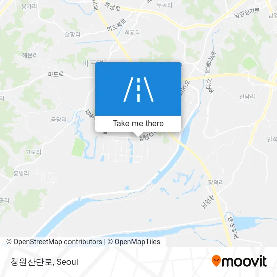 청원산단로 map