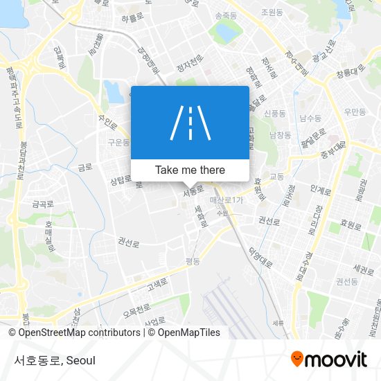 서호동로 map