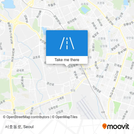 서호동로 map