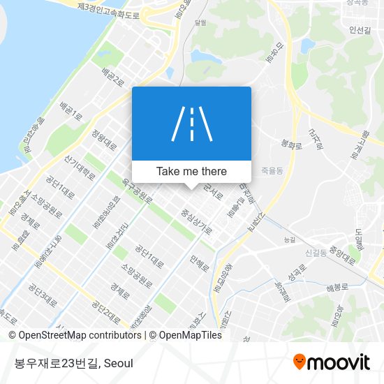 봉우재로23번길 map