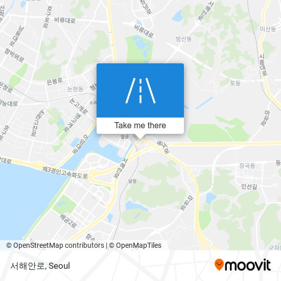 서해안로 map