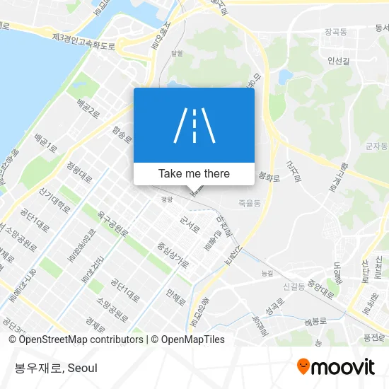 봉우재로 map