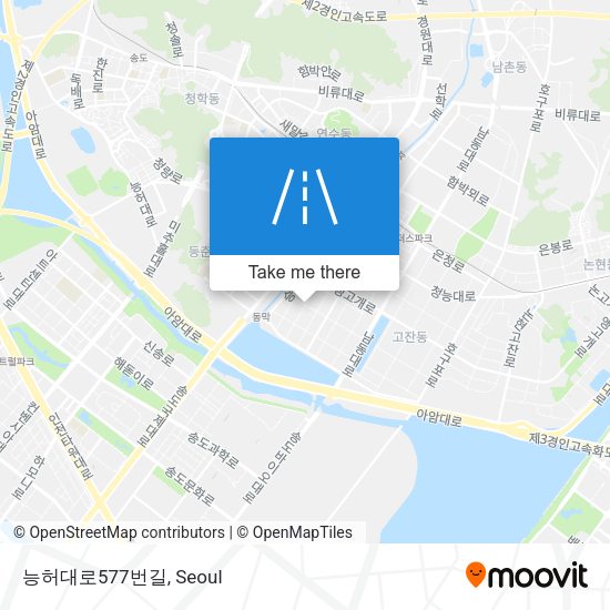 능허대로577번길 map
