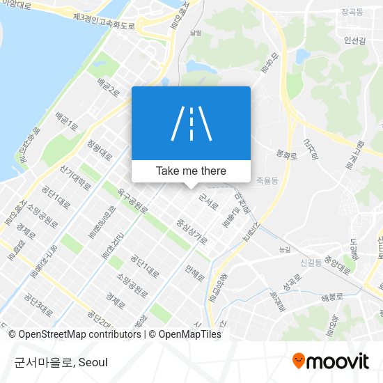 군서마을로 map