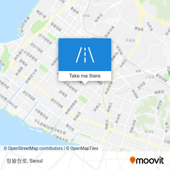 정왕천로 map