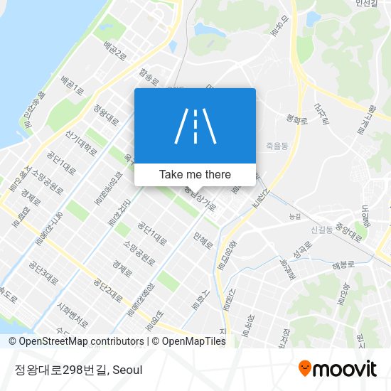 정왕대로298번길 map