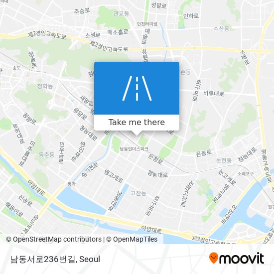 남동서로236번길 map