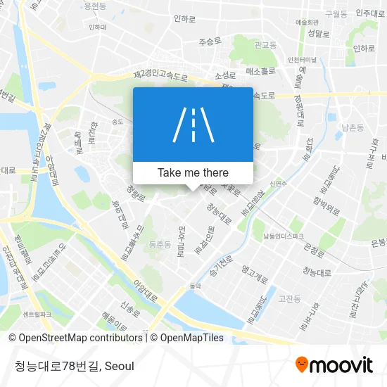 청능대로78번길 map