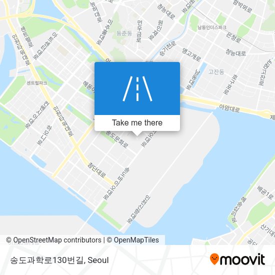 송도과학로130번길 map