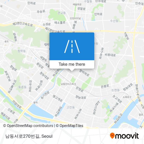남동서로270번길 map