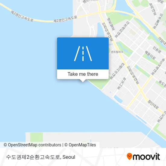 수도권제2순환고속도로 map