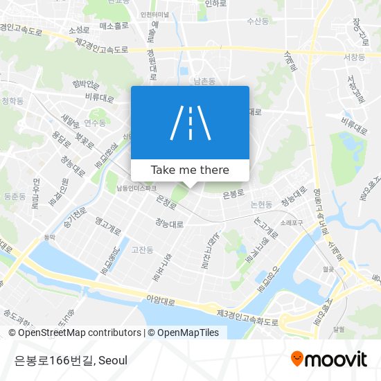 은봉로166번길 map