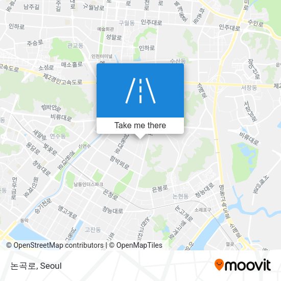 논곡로 map