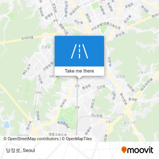 당정로 map
