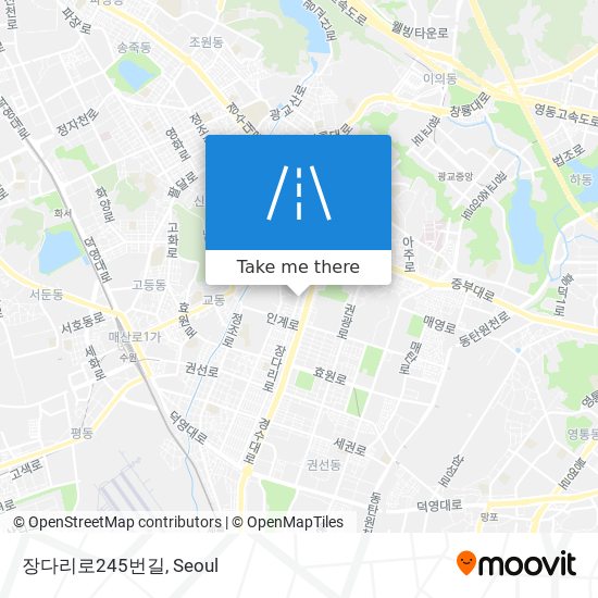 장다리로245번길 map