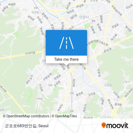 군포로683번안길 map