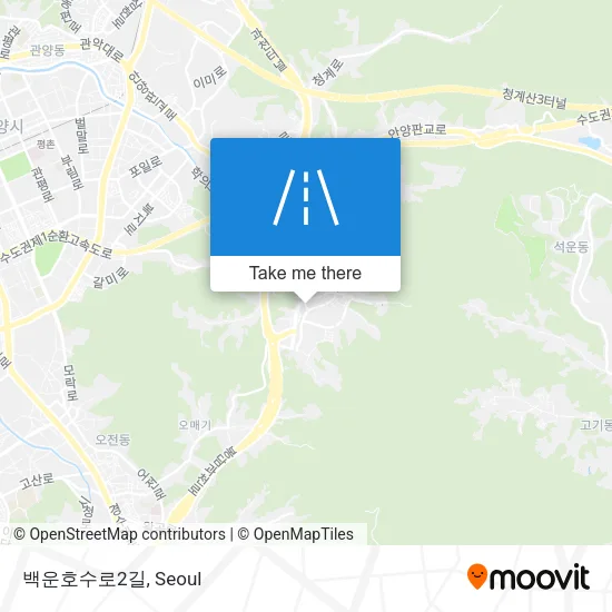 백운호수로2길 map