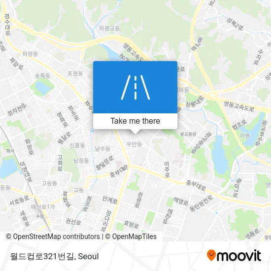 월드컵로321번길 map