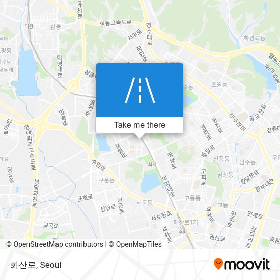 화산로 map