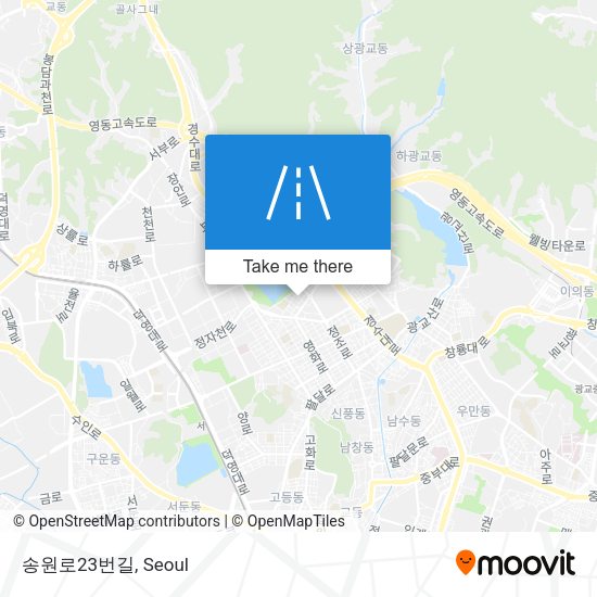 송원로23번길 map
