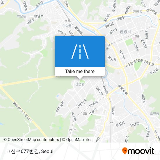 고산로677번길 map