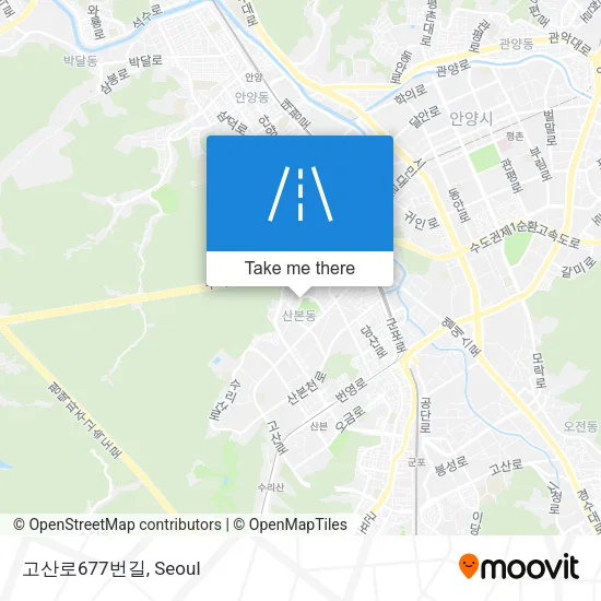 고산로677번길 map