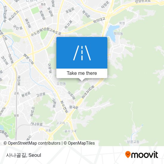 사나골길 map
